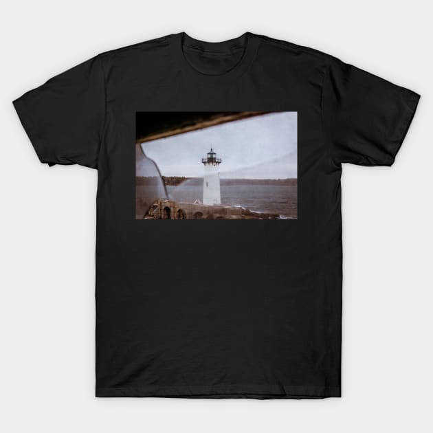 Portsmouth Harbor Lighthouse T-Shirt by Enzwell